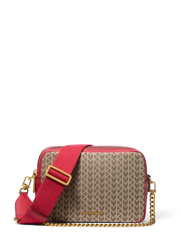 Michael Kors MD DBLZP CHN CAMERA XBODY CRIMSN MLTI