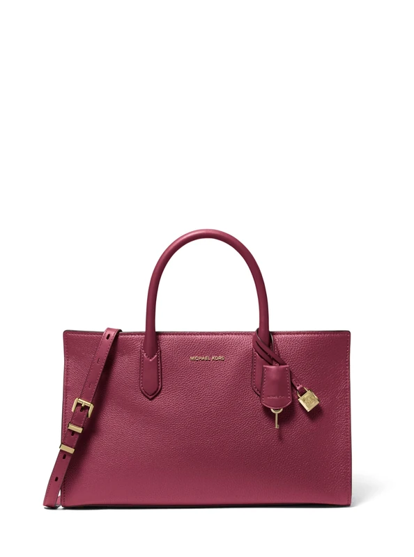 Michael Kors MD EW Satchel Mulberry - Women's Top-Handle Bag