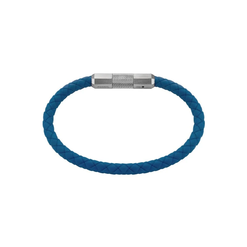Fossil Men Leather or stainless steel adjustable closure bracelet