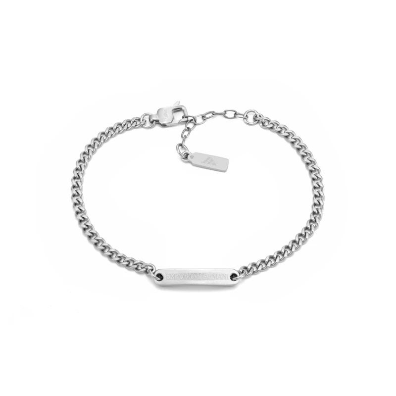 Emporio Armani Men's Stainless Steel or beaded with lobster clasp closure bracelet