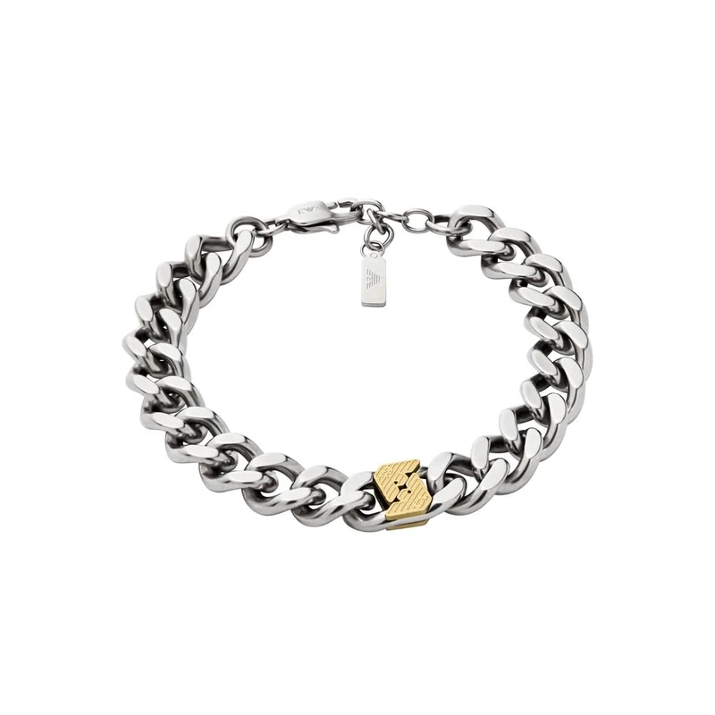 EMPORIO ARMANI Men's Stainless Steel or beaded with lobster clasp closure bracelet