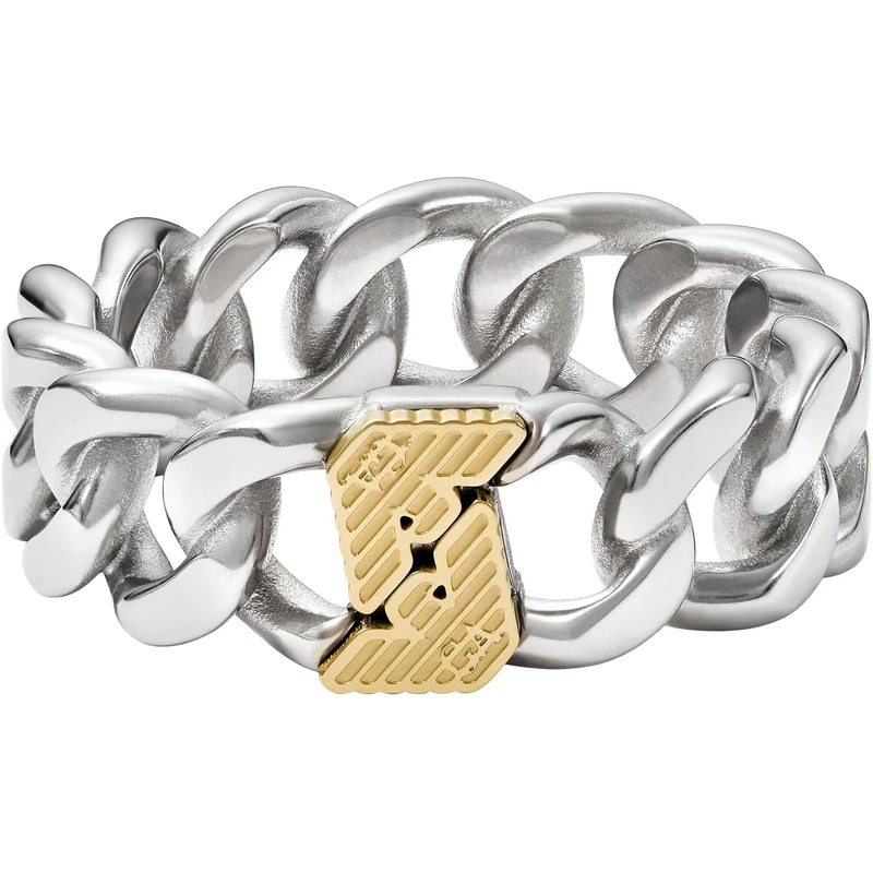 Emporio Armani Men's Stainless Steel Chain Rings