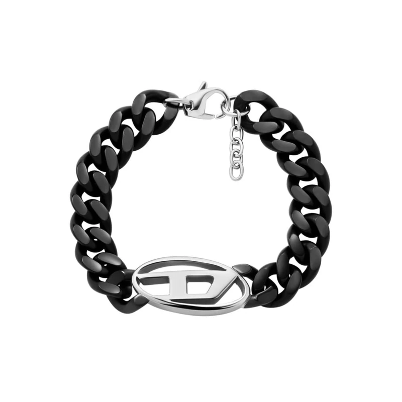 Diesel Men's 2 tone Stainless steel with lobster clasp closure bracelet