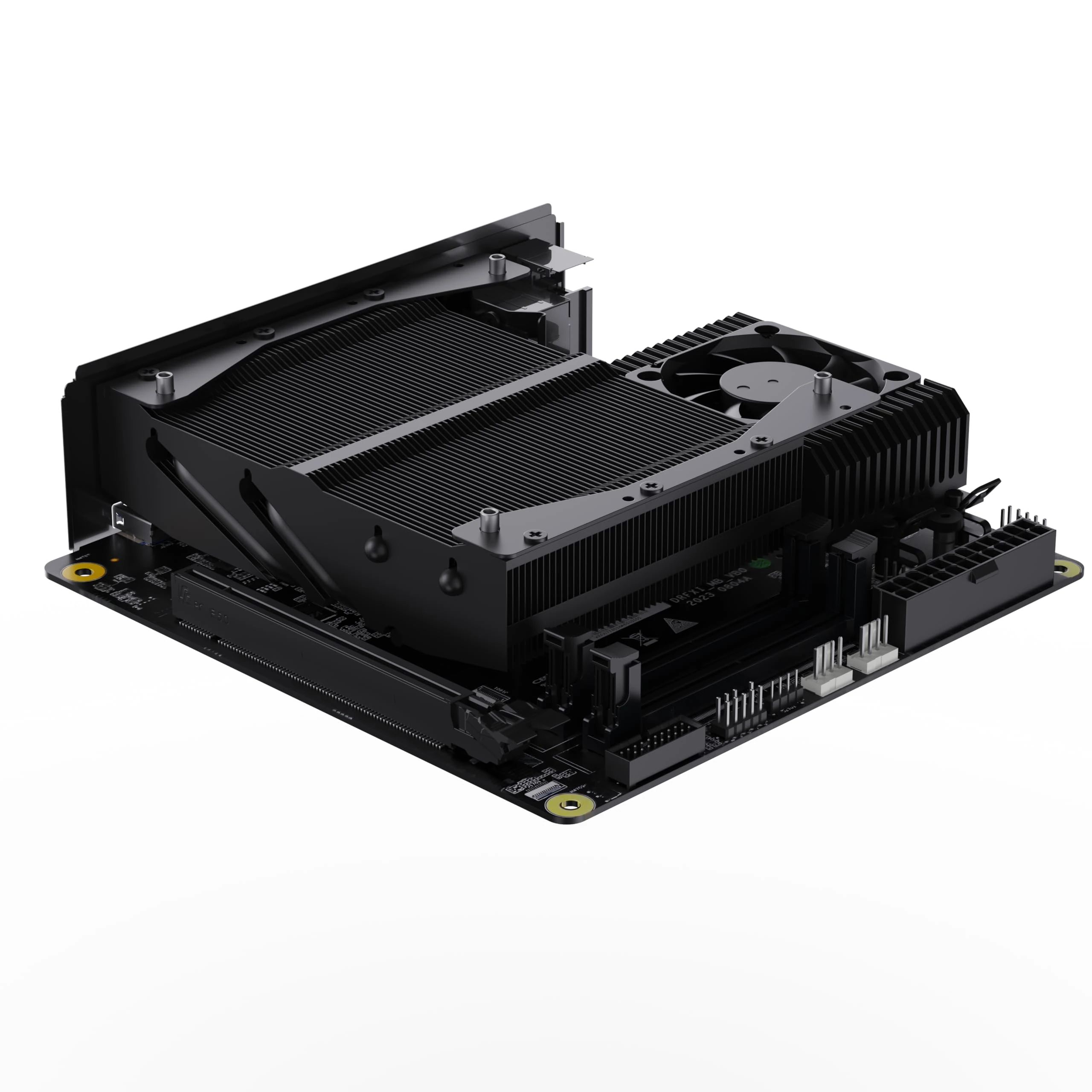 MINISFORUM BD790I X3D ITX motherboard, integrated AMD Ryzen 9 7945HX3D, up to 5.4 GHz, 16C/32T, 144MB Cache,PCIe 5.0 x16 slot,2 x PCIe 5.0 M.2 slots, DDR5, HDMI/DP/USB-C, WIFI 6E/BT 5.3