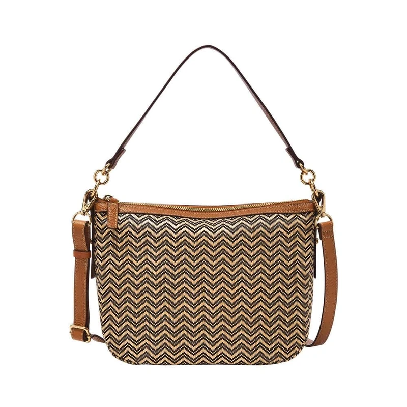 FOSSIL Jolie Brown Leather or Suede Crossbody bag for Women