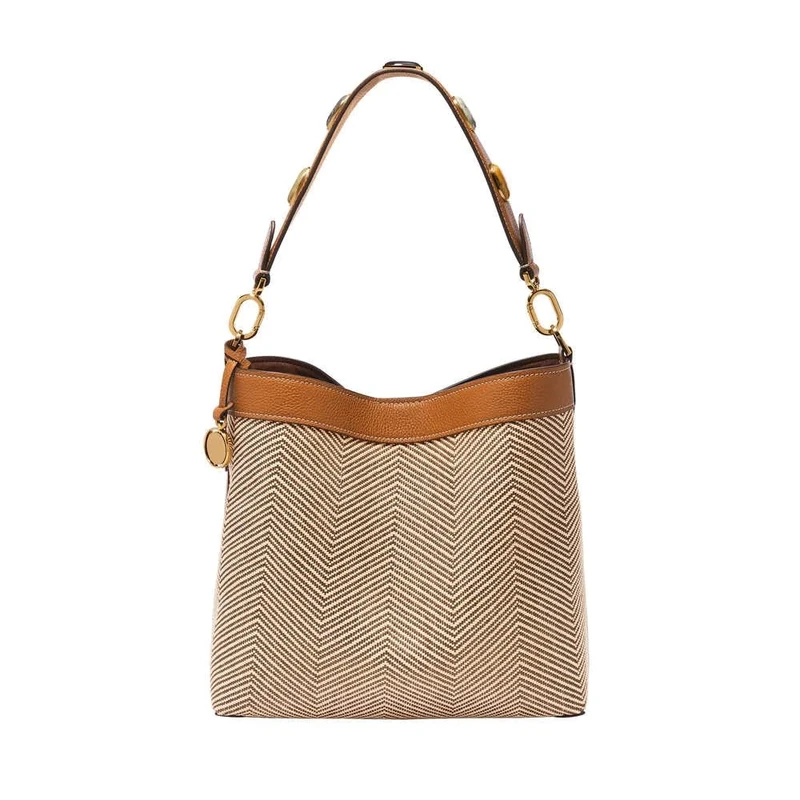 FOSSIL Women's Jessie Shoulder Bag, Brown, Mittel