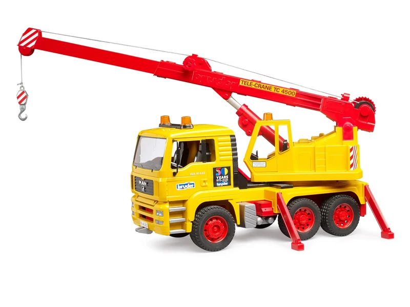 bruder 01054 50 Years Special Edition MAN TGA Crane Truck 1:16 Vehicles, Trucks, Cranes, Construction Vehicles