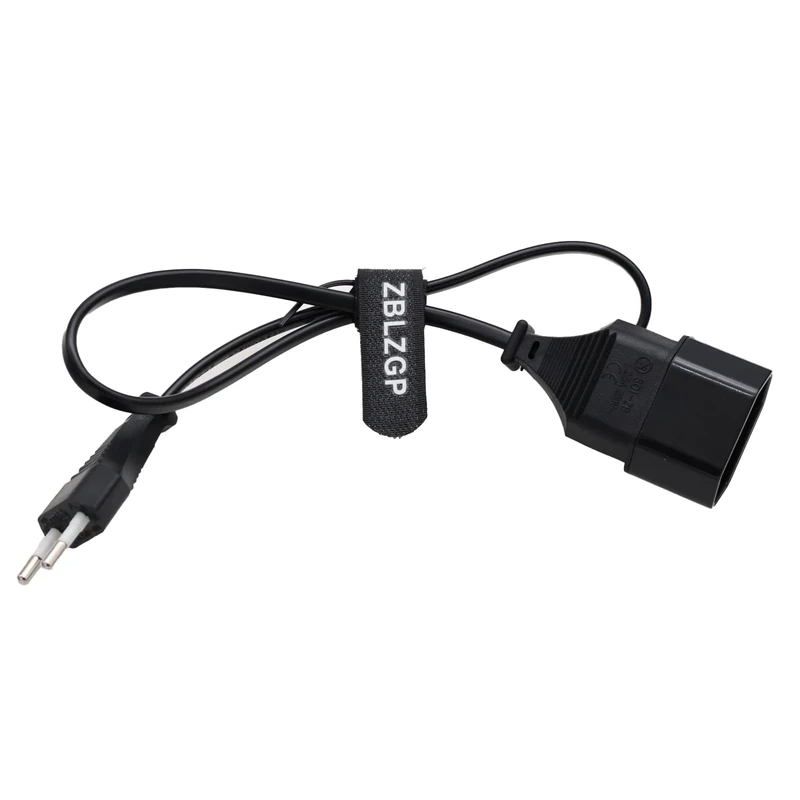 ZBLZGP EU Power Extension Cable 2 Pin European EU Male to Female Power Extension Cord Port Saver Extender Power Cord for TV PS3 PS4 PS5 Printer Monitor (Straight to Straight, 10 Pack, 3m/9.84ft)