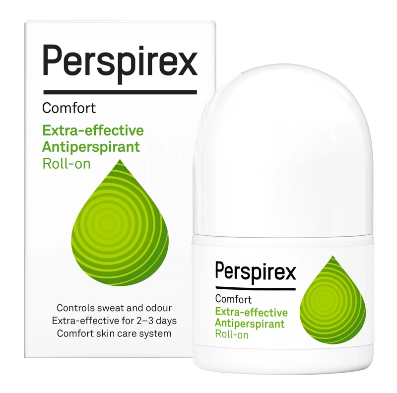 PERSPIREX Extra Strength Antiperspirant Roll On COMFORT 20ml - Fresh Scent 3+ days Odour Protection