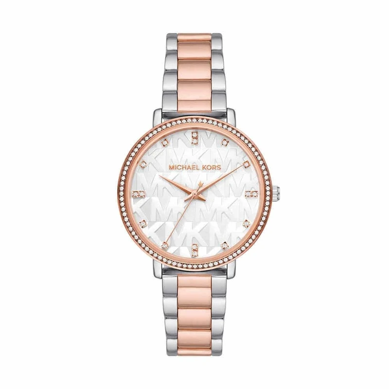 Michael Kors Pyper Watch for Women, Quartz Three Hand Movement with Stainless Steel or Alloy Strap