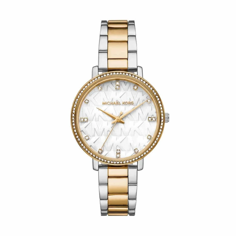 Michael Kors Pyper Watch for Women, Quartz Three Hand Movement with Stainless Steel or Alloy Strap
