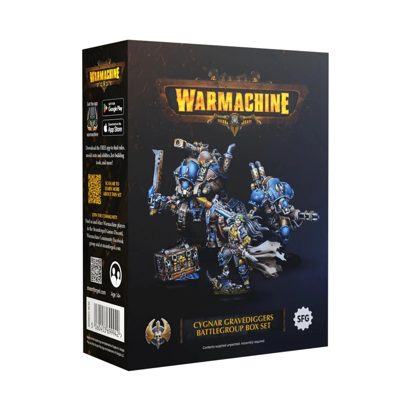 Steamforged Games Warmachine: Cygnar Gravediggers Battlegroup Box