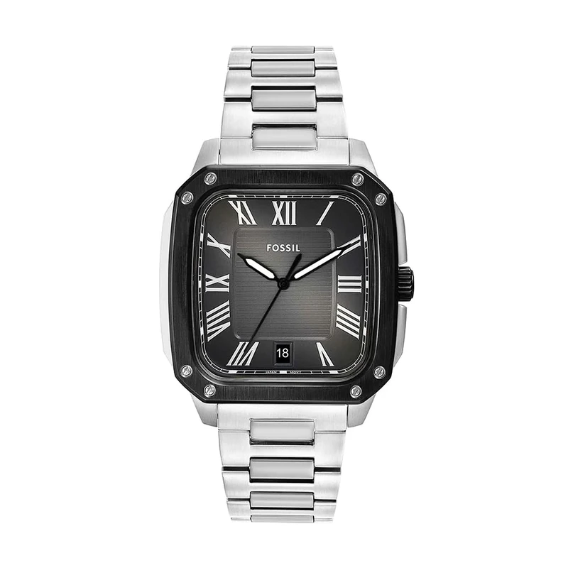 FOSSIL Crosby Men's 42 MM Two Tone Stainless Steel Watch, FS6122