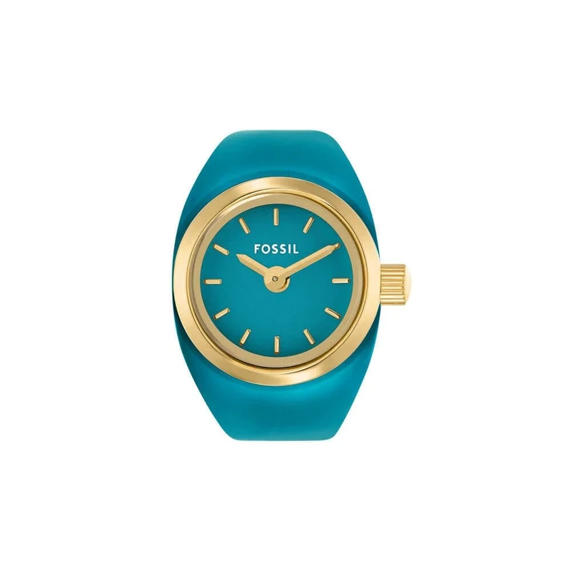 FOSSIL Ring Watch for Women, Quartz Two Hand Movement with Stainless Steel Strap
