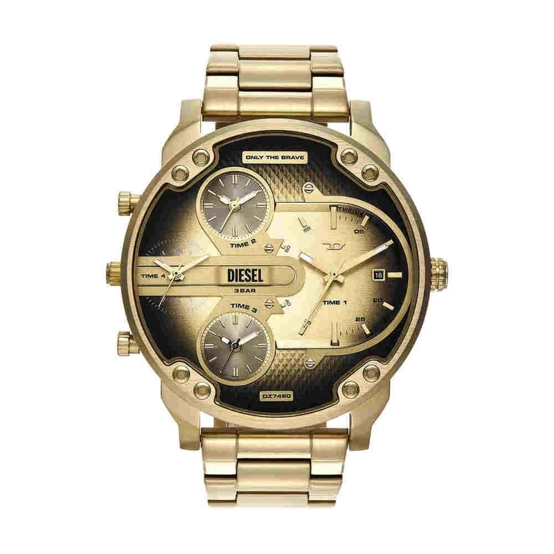 Diesel Men's Analog Quartz Watch with Stainless Steel Strap DZ7490
