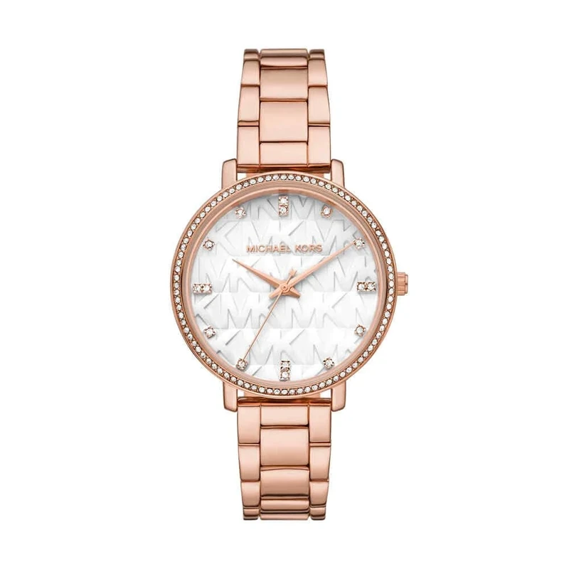 Michael Kors Pyper Watch for Women, Quartz Three Hand Movement with Stainless Steel or Alloy Strap
