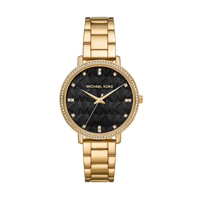 Michael Kors Pyper Watch for Women, Quartz Three Hand Movement with Stainless Steel or Alloy Strap