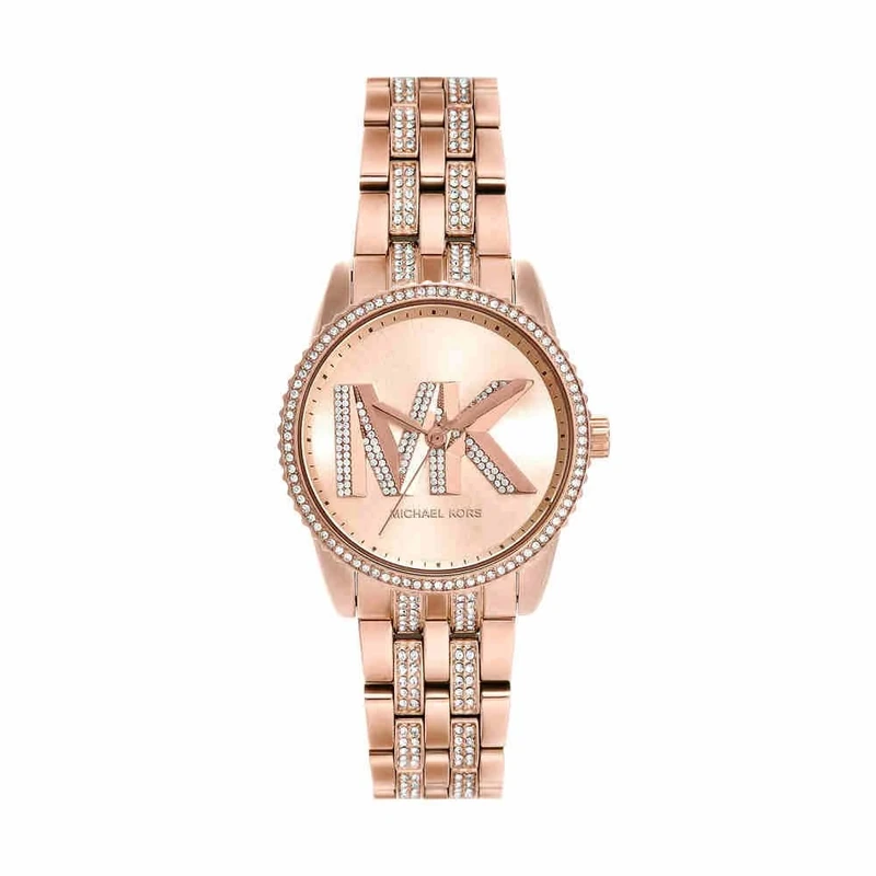 Michael Kors Women's Bryant Three-Hand Rose Gold-Tone Stainless Steel Watch, MK7541