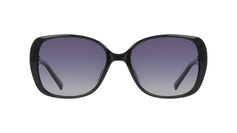 NAUTICA Women's Sunglasses N909SP - Black with Dark Blue Gradient Lens