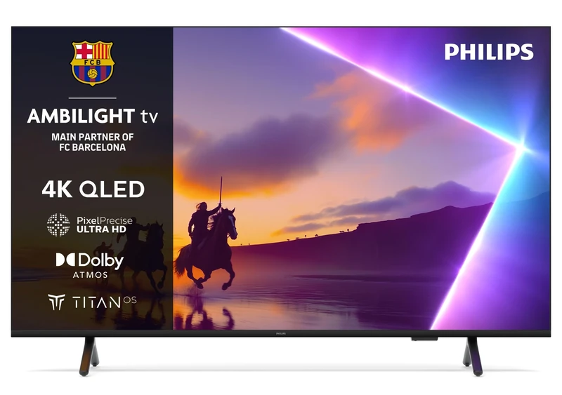 Philips Ambilight TV 75PUS8500 4K Smart TV - 75 Inch Display with Pixel Precise, Ultra HD, Titan OS, Dolby Vision and Dolby Atmos Sound