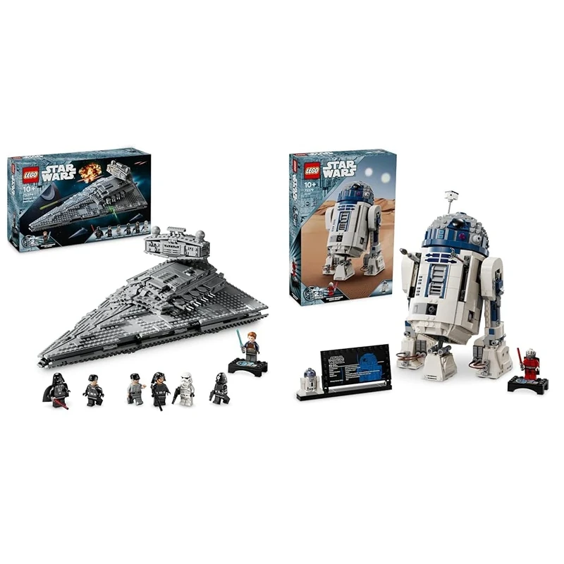 LEGO Star Wars Imperial Star Destroyer Starship + R2-D2 Model 75394 + 75379