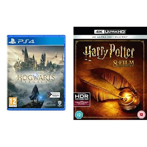Harry Potter: The Complete 8-film Collection [4K] & Hogwarts Legacy PS4 (Amazon Exclusive)