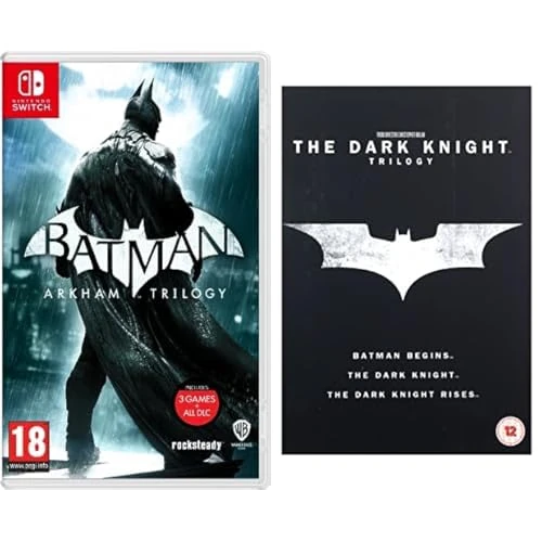 The Dark Knight Trilogy DVD Boxset & Batman: Arkham Trilogy (Nintendo Switch)