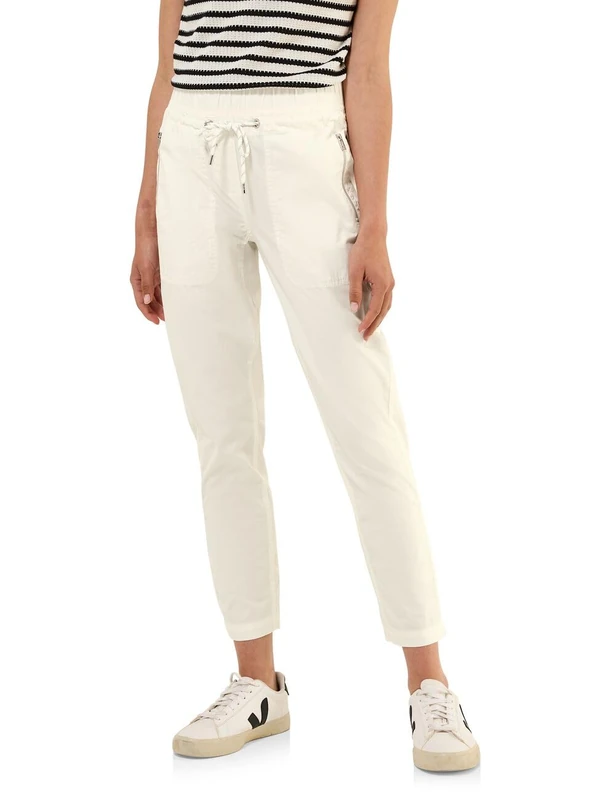 Cecil Women's B379225 Trouser, Vanilla White, L