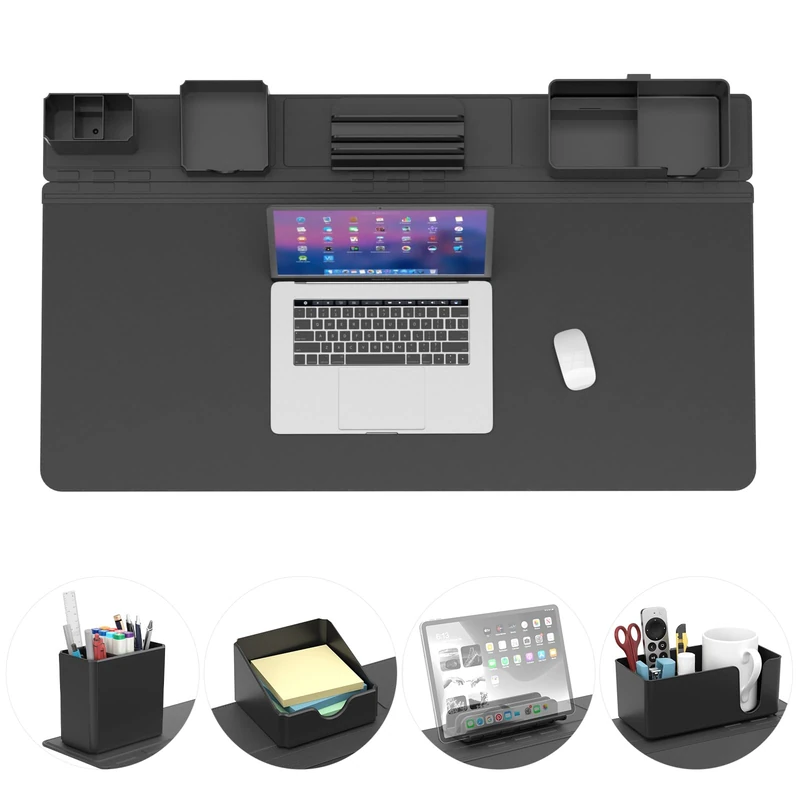 KDD 5-in-1 Desk Pad and Magnetic Organizer Set