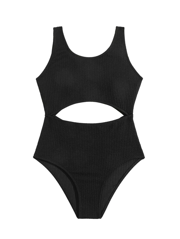 Dtone Girls One Piece Swim Costume - Quick Dry Suit for 12-13 Y
