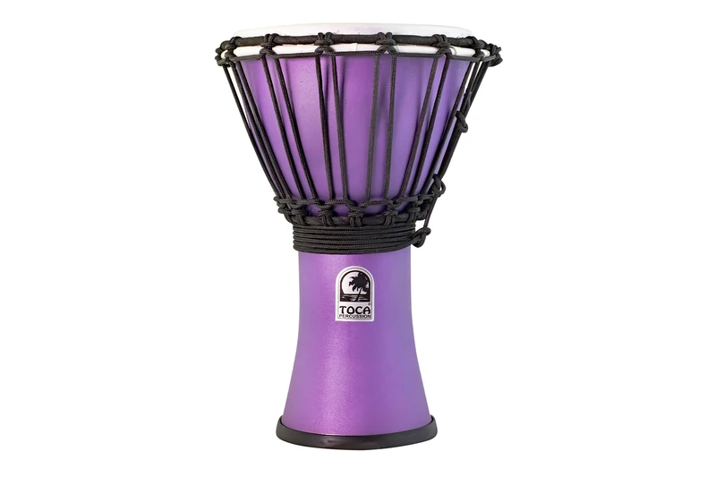 Toca Freestyle Colorsound 7" Matte Djembe Purple Rain TFCDJ-7MTPR