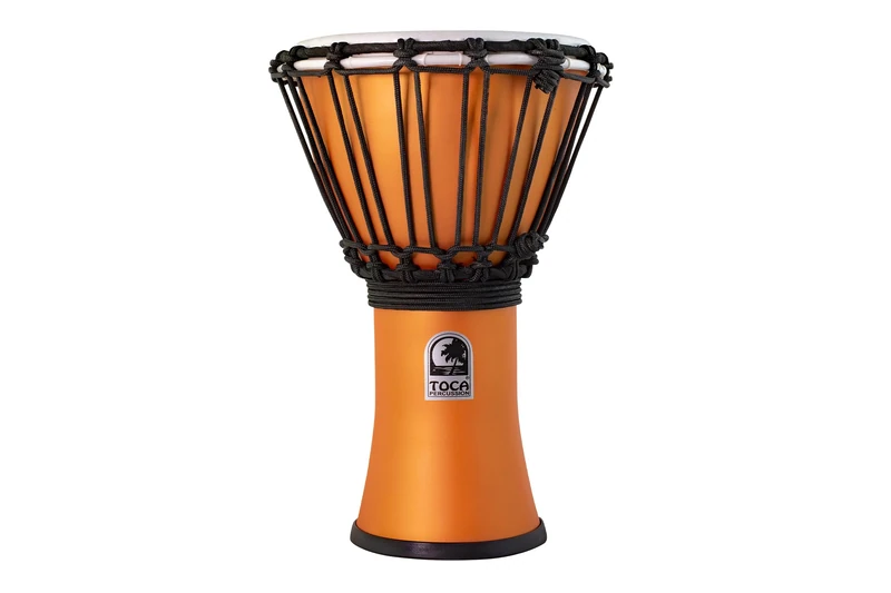 Toca Freestyle Colorsound 7" Matte Djembe Orange Crush TFCDJ-7MTOC