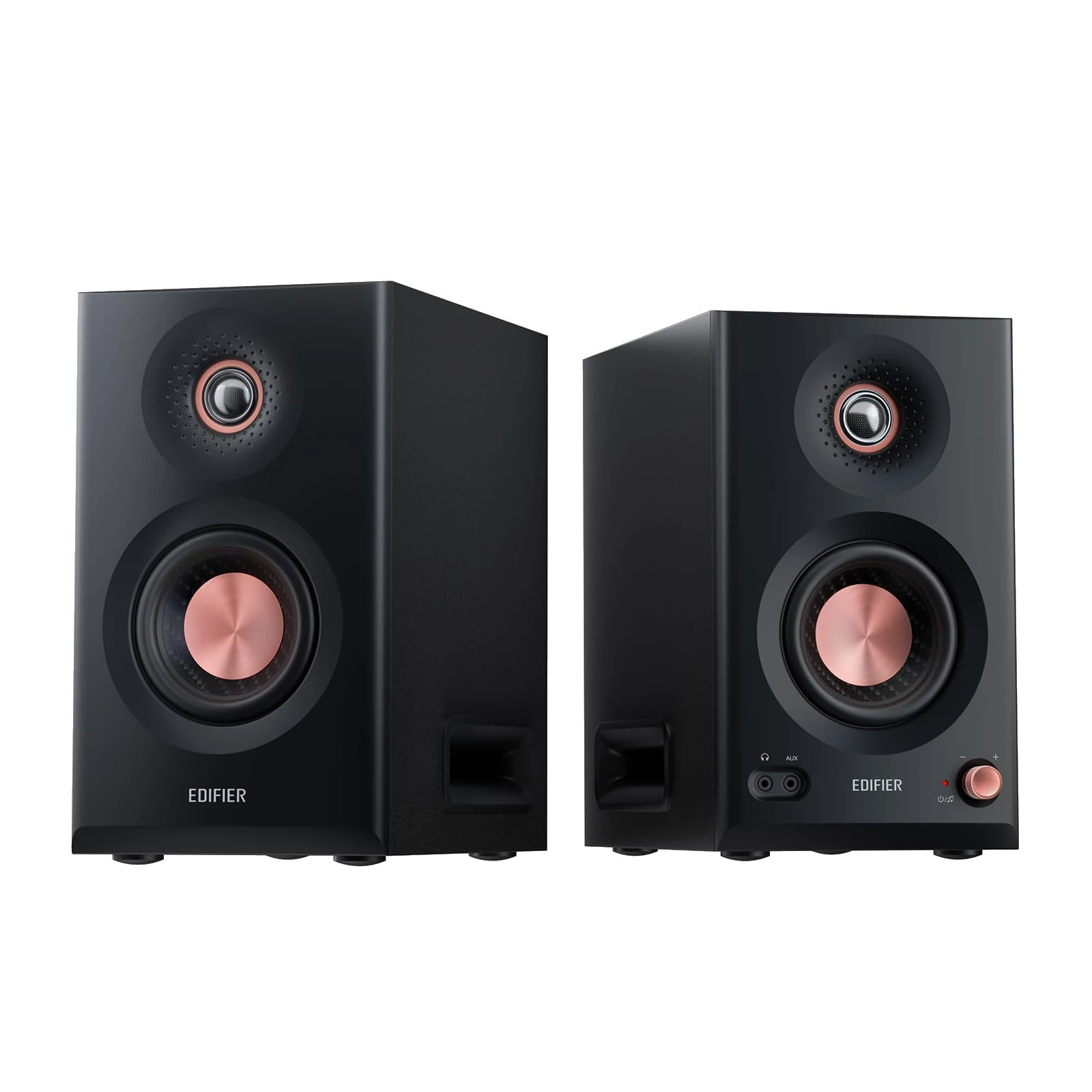 Edifier MR5 2.0 Studio Monitor Bookshelf Speakers: VGP2025 Gold Award, 110W Hi-Res Certified, 3-Way Active Design, LDAC BT6.0, Room Calibration, XLR/TRS/RCA Inputs for Home Studio & Multimedia - Black