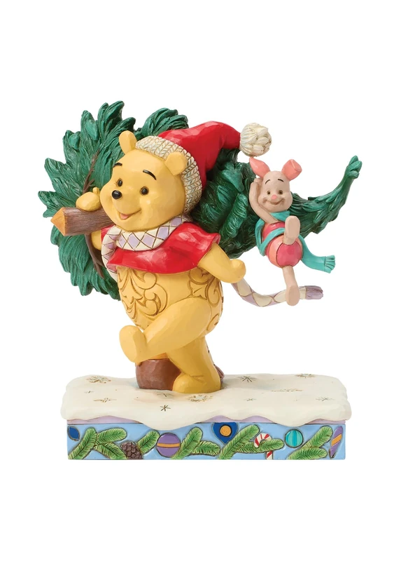 Disney Traditions Pooh Christmas Tree Figurine