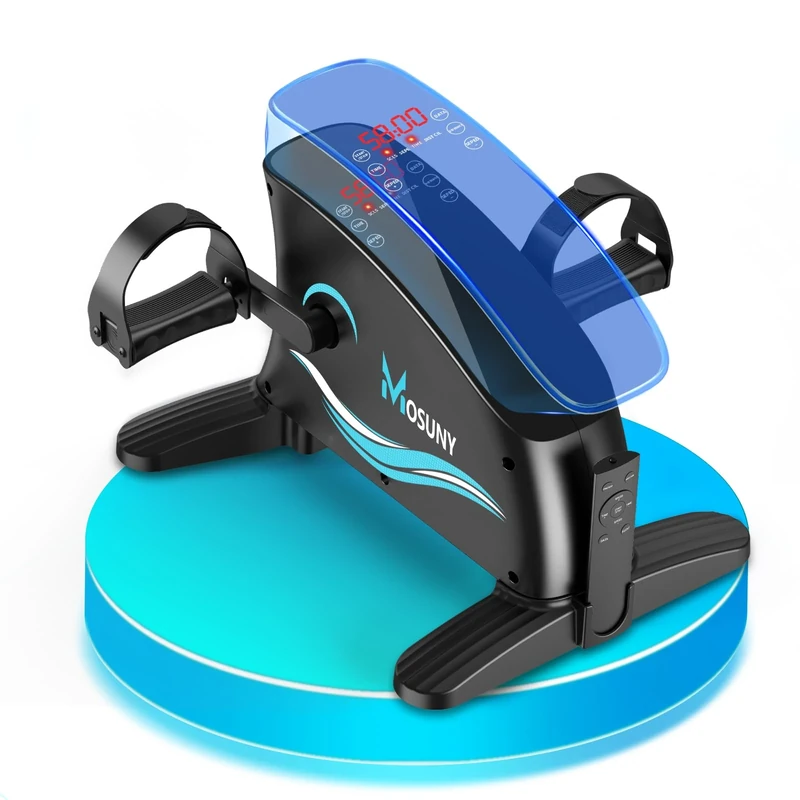 MOSUNY Mini Pedal Exerciser - 15 Speed Arm & Leg Workout