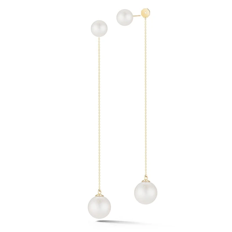 Mateo New York. Pearl Ball Drop Earring