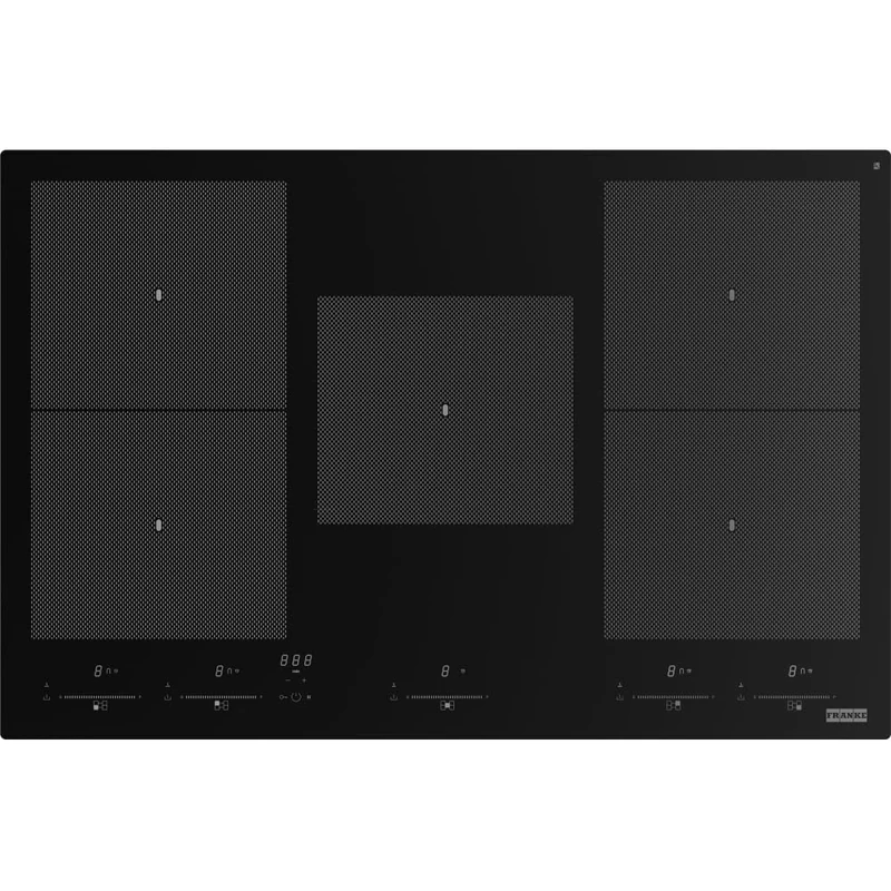Franke Induction hob with 5 heating fields and 10.5 kW of power Mythos K-Link FMY 805 I F KL BK - 108.0704.932