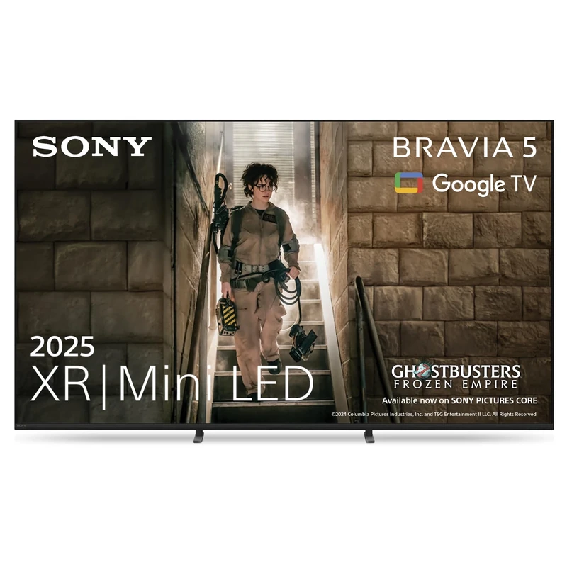 Sony BRAVIA 5 – XR, Mini LED, AI XR Processor, Acoustic Multi-Audio, Dolby Vision/Atmos, IMAX Enhanced, Google TV (2025), Google Cast, Apple AirPlay 2, Eco Dashboard 2, Game Menu 2 – 65-inch