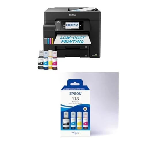 Epson Eco Tank ET-5805 A4 High Duty Printer plus 113 Genuine Ink Multipack