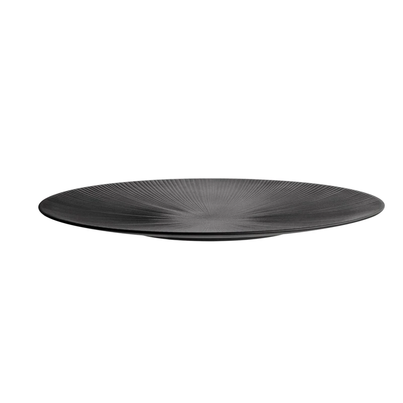 APS Nero 85283 Serving Platter Melamine Diameter 50 cm Height 3.5 cm