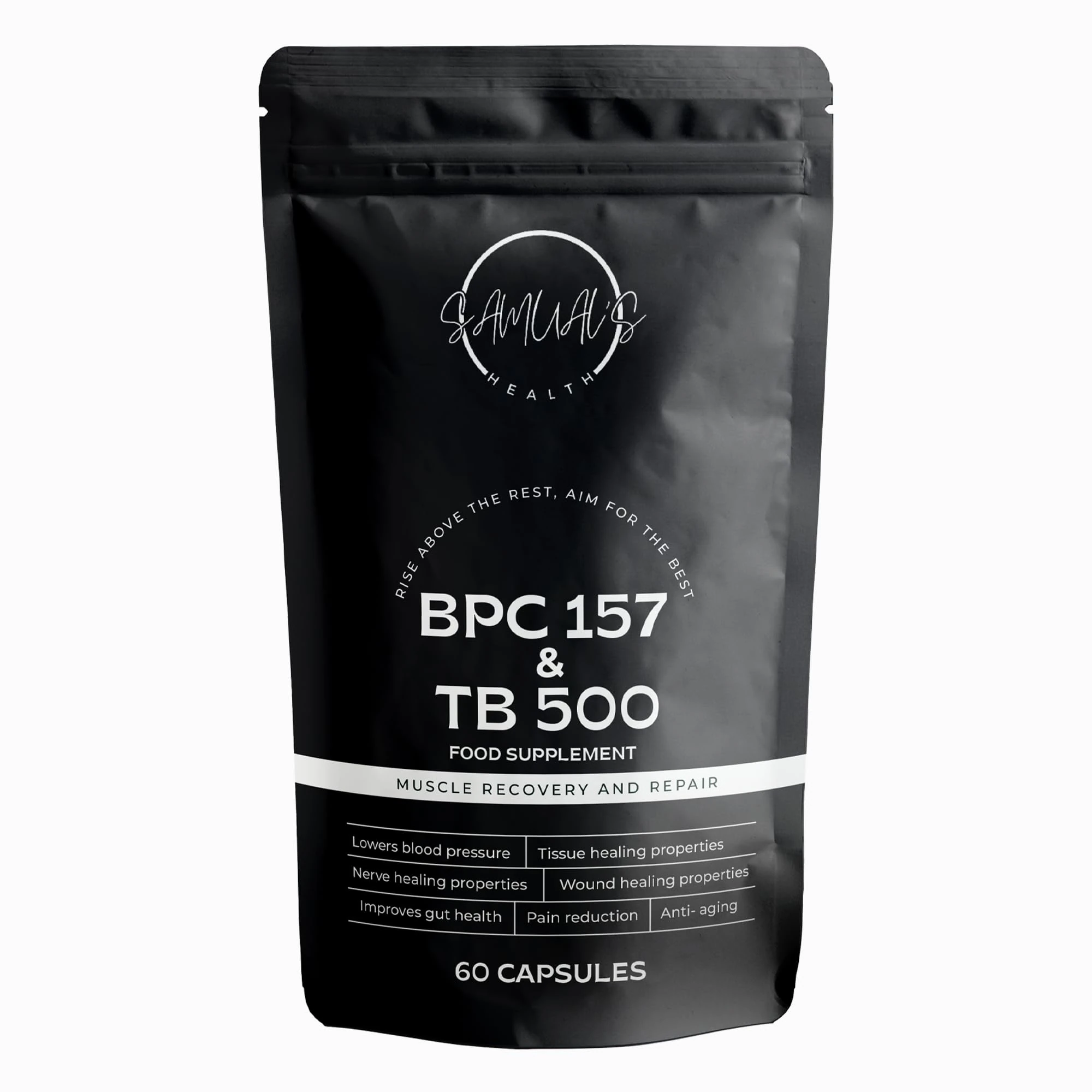 BPC 157 and TB 500 Capsules - Actually Contains Extreme Levels of BPC 157 and TB 500 - a truely Breathtaking Breakthrough in Injury Recovery and Growth - 1000mcg of peptides