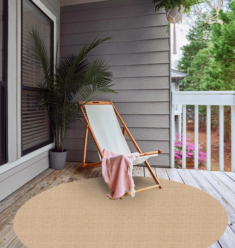 VINILIKO Carpet, Vinyl, Multicoloured, [Diam] 100 cm - Image 1