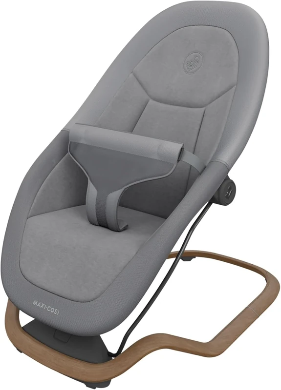 Maxi-COSI Dove, Baby Bouncer, 0-3 Years, 0-15 kg, Lightweight Baby Bouncer, Foldable, Portable, Natural Bouncing, 3 Recline Positions, Eco Care 100% Recycled Fabrics, Elegance Graphite