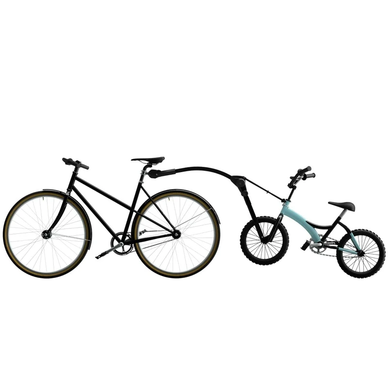 Peruzzo Trail Angel Kids Bicycle Towing Bar, Black, One Size