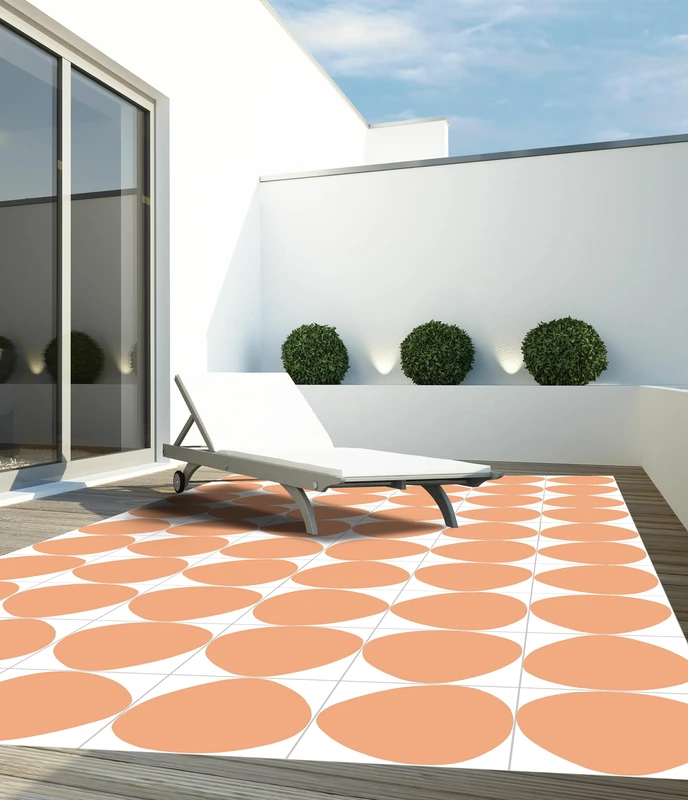 VINILIKO Rug, vinyl, Coral Garden, 100 x 160 cm - Image 1