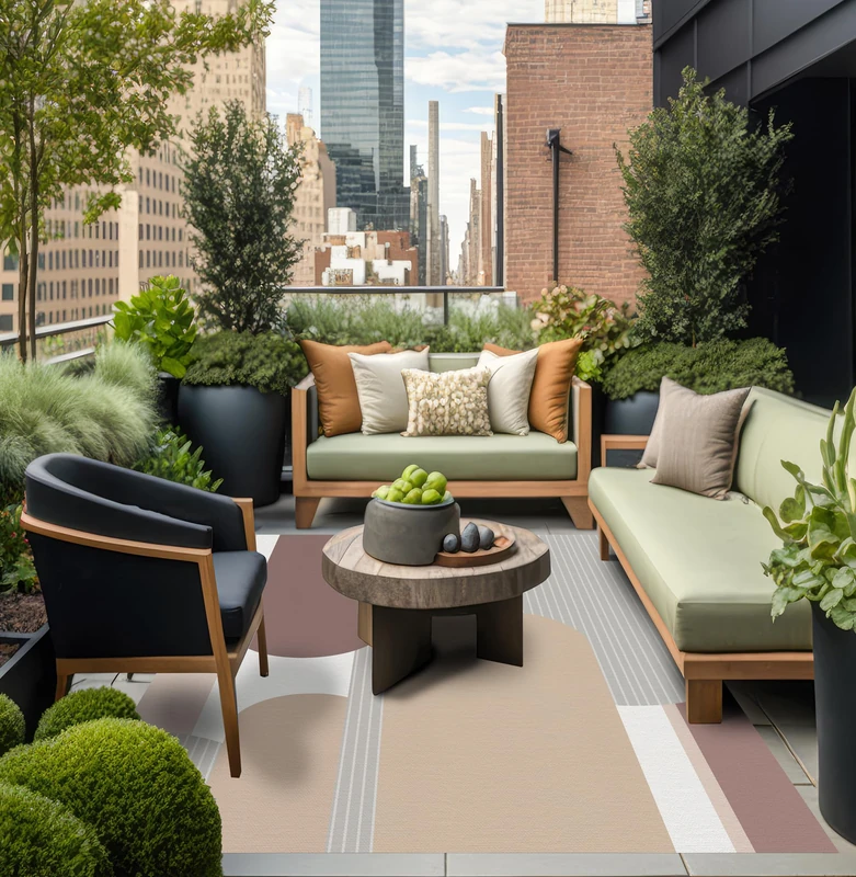 VINILIKO Carpet, Vinyl, Multicoloured, 140x200 cm