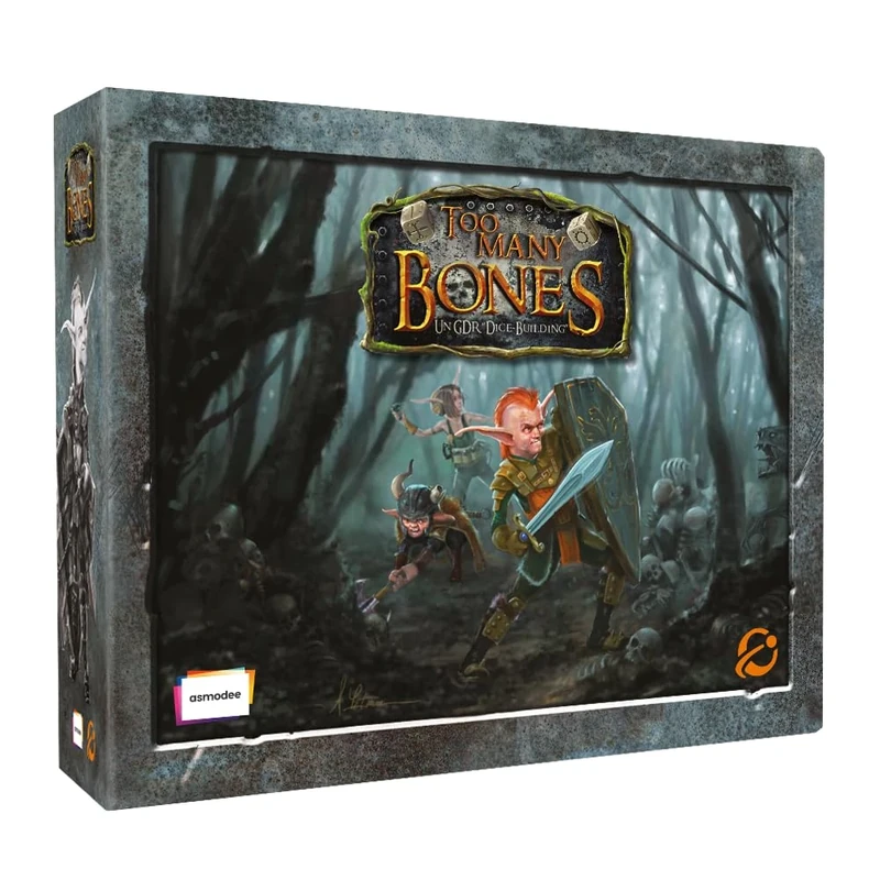 Asmodee Too Many Bones Board Game, 14+ Years, 1-4 Players, Italian Edition