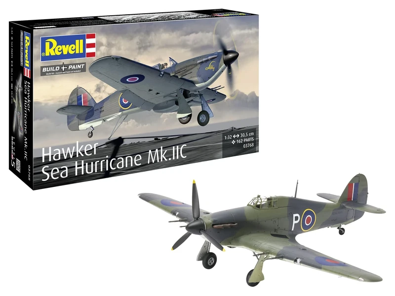 Revell 03768 Hawker Sea Hurricane Mk.IIC 1:32 Scale - Unbuilt/Unpainted Plastic Model Kit