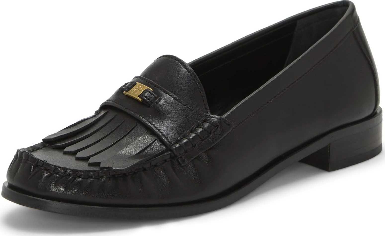 Vince Camuto Women's Cosette Loafer Flat, Black, 10 UK