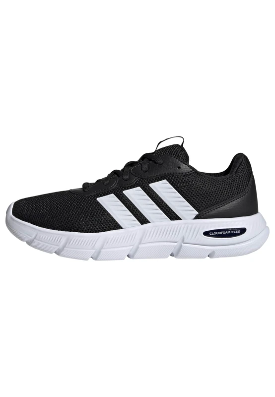 adidas Women's Cloudfoam Flex Laces Shoes, core Black/FTWR White/core Black, 8.5 UK